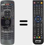 Mando a distancia sustituto de XRB100 (RC288480101)