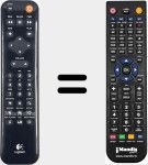 Mando a distancia sustituto de REMCON1744