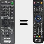 Télécommande pour remplacer RM-AMU186