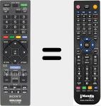 Télécommande pour remplacer RM-YD093