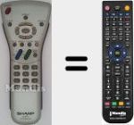 Télécommande pour remplacer GA152WJSA (RRMCGA152WJSA)