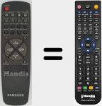 Télécommande pour remplacer AH59-10080E