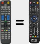Replacement remote control for MI-BN5901031A