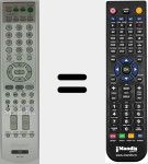 Télécommande pour remplacer RM-Y915 (147891811)