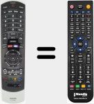 Mando a distancia sustituto de CT90366