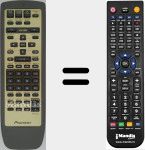 Télécommande pour remplacer XXD3032