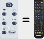 Mando a distancia sustituto de 5512410071