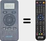 Replacement remote control for CECO03