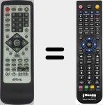 Mando a distancia sustituto de DIF002