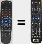 Mando a distancia sustituto de HD-5000