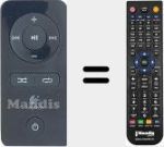 Replacement remote control for LOG007