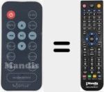 Télécommande pour remplacer MIT001