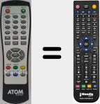 Télécommande pour remplacer Mini DT 12 C