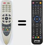 Replacement remote control for RCD420