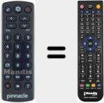 Replacement remote control for REMCON1597