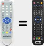 Replacement remote control for REMCON1746