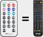 Mando a distancia sustituto de REMCON1747