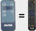 Mando a distancia sustituto de REMCON1750