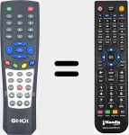 T&eacute;l&eacute;commande pour remplacer REMCON1928