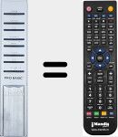 Replacement remote control for REMCON2062