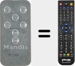 Télécommande pour remplacer WEEE (REMCON2078)