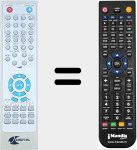 Télécommande pour remplacer REMCON931