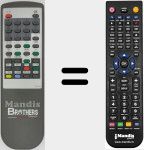 Replacement remote control for RS02-UOC