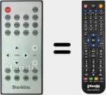 Télécommande pour remplacer STAR001
