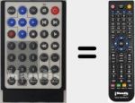 Replacement remote control for DSR-0112