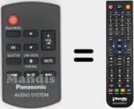 Télécommande pour remplacer RAK-SC989ZM