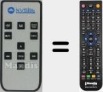 Mando a distancia sustituto de REMCON1515