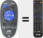 Télécommande pour remplacer RM-RK50 (RM-RK50C1)