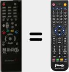 Replacement remote control for SD 2900 U
