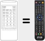 Replacement remote control for REMCON1212