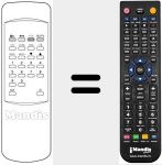 Replacement remote control for REMCON1128