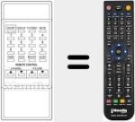 Mando a distancia sustituto de REMCON133