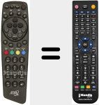 Mando a distancia sustituto de REMCON748