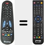 Replacement remote control for REMCON1226