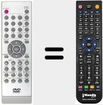 Télécommande pour remplacer REMCON034