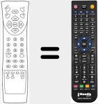 Replacement remote control for RC200