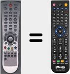 Replacement remote control for RC26003