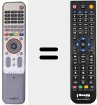 Replacement remote control for RC 539 (014001940)