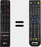 Mando a distancia sustituto de MKJ40653831