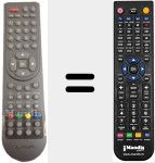 T&eacute;l&eacute;commande pour remplacer Lava001