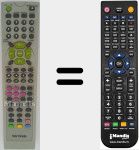 Mando a distancia sustituto de MX-TM7415N DivX