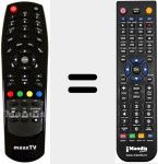 T&eacute;l&eacute;commande pour remplacer LN4000