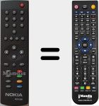 Télécommande pour remplacer RCN200