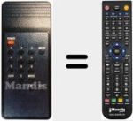 Mando a distancia sustituto de REMCON358