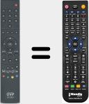 Mando a distancia sustituto de RC 2851