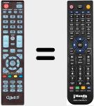 Télécommande pour remplacer LE32T1239E